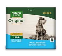 Natures Menu Senior Dog Food Pouch Lamb with Chicken (8 x 300g)