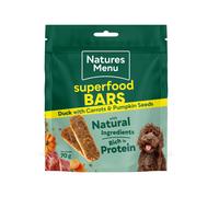 Natures Menu Superfood Bars Duck, Carrot and Pumpkin Seeds Dog Treat - 70g