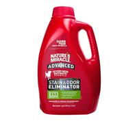 Nature's Miracle Advanced Stain And Odor Eliminator for Dogs, Fresh Scent, Severe Mess Enzymatic Formula For Tough Pet Messes, 1 Gallon