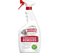 Nature's Miracle Cat Stain & Odour Remover - Bio-Enzymatic Formula 709ml, White