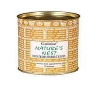 Nature's Nest Backflow Incense Cones - 9cm x 7cm (Pack of 6) - Premium Aromatic Relaxation - Perfect for Home & Office Decor