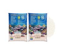 Nature's Ocean Bio-Activ Live Aragonite White Reef Sand - 20 lbs - Natural Substrate, Supports Water Balance, Ideal for Marine Tanks - Pack of 2