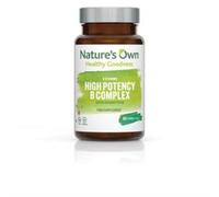 Natures Own A comprehensive high strength vitamin B complex. 60 capsules