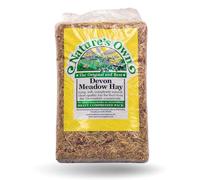 Nature's Own Devon Meadow Hay Xl Bag Animal Pet Feed - High Fibre & Low Dust - For Rabbit Guinea Pig Chinchilla Hamster & Small Animals - 3.8kg