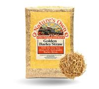 Nature's Own Golden Barley Straw Xl Bag Animal Ped Bedding - For Chicken Poultry Hamster Rabbit Mice Gerbils Guinea Pig Small Animals Nesting & Burrowing - 3.5kg