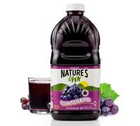 Nature's Own Grape Juice 1.89 Litre - 100% Kosher Concord Grape Drink, No Added Sugar, Smooth Natural Grape Flavour, Perfect for Family Meals, Breakfast & Everyday Refreshment