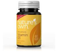 Nature's Own Vegan Vitamin D3 High Potency 2500 i.u. (60 Tablets)