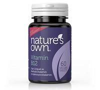 Nature's Own Vitamin B12 Sub-lingual as Methylcobalamin & Adenosylcobalamin (60 Vegan Tablets)