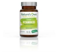 Natures Own Wholefood Vegan Vitamin D3 62.5g 2500i.u. 60 Tablets