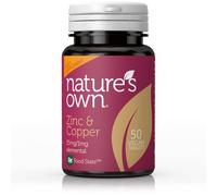 Nature's Own Zinc/Copper: 15mg / 1mg (50 Tablets)