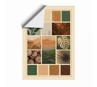 Nature's Palette Study Botanical Unframed Wall Art Print A2 (59.4×42cm), Wall Decor for Living Room, Bedroom, Office & Home, Art Gift