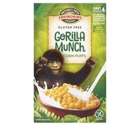 Nature's Path Organic Gluten Free Cereal, EnviroKidz Gorilla Munch Corn Puffs Cereal, Pack of 4 x 300g