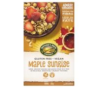 Nature's Path Organic Gluten Free Cereal, Maple Sunrise, High Fibre, Vegan Breakfast Cereal, 332 g (Pack of 4)