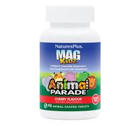 Nature's Plus - Animal Parade MagKidz Magnesium Chewable Tablets, Natural Cherry, 90