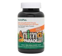 Natures Plus Animal Parade Natural Orange Flavour 180 Animal Shaped Tablets