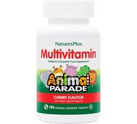 Nature's Plus Children's Multivitamin Animal Parade Natural Cherry 180 Animal-Shaped Tablets