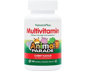 Natures Plus Animal Parade Natural Cherry Children's 180 Animal-Shaped Tablets