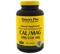 Nature's Plus, Cal/Mag, 500/250 mg, 180 Tablets