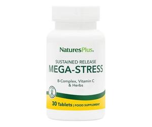 Nature's Plus Mega-Stress Sustained Release Tablets 30 Tablets