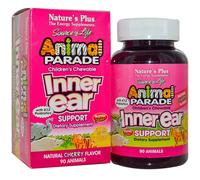 Nature's Plus, Source of Life, Animal Parade, Children's Chewable Inner Ear Support, Natural Cherry Flavor, 90 Animals