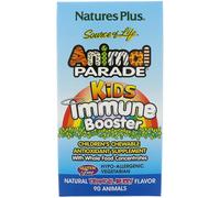 Nature's Plus, Source of Life, Animal Parade, Kids Immune Booster, Natural Tropical Berry Flavor, 90 Animals