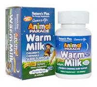 Nature's Plus, Source of Life, Animal Parade, Warm Milk Children's Chewables, Dreamy Vanilla, 30 Animals