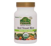 NaturesPlus Source of Life Garden Red Yeast Rice - Organic Red Yeast Rice Supplement with Monacolins - One A Day, Vegan, Gluten Free - 60 Capsules