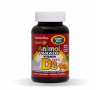 Nature's Plus, Source of Life, Vitamin D3, Animal Parade, 500 IU, Natural Black Cherry Flavour, 90 Animals