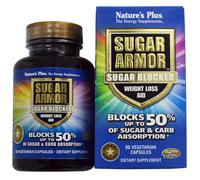 Nature's Plus, Sugar Armor, Sugar Blocker, Weight Loss Aid, 60 Veggie Caps
