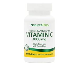 Nature's Plus Vitamin C 1000mg With Rose Hips Sustain Release Tablets 60 Tablets
