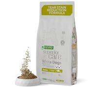 Nature's Protection Superior Care Grain Free Dog Food for Junior White Dogs - Hypoallergenic Dog Food with White Fish - Small Dog Dry Food Reduces Tear Stains, Promotes Healthy Skin & Coat, 10kg