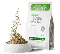 Nature's Protection Superior Care Grain-Free Dry Dog Food - Hypoallergenic Dog Food with Insects for Adult White Dogs - Small Breeds - Omega 3 & 6 - Reduces Tear Stains, Healthy Skin & Coat (1.5kg)