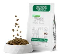 Nature's Protection Superior Care High-Protein Dry Dog Food - Hypoallergenic Dog Food with Insect & Rice for White Dogs - All Breeds - Omega 3 & 6 - Reduces Tear Stains, Healthy Skin & Coat (4kg)