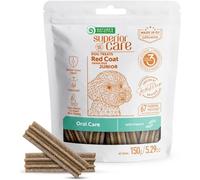 Nature's Protection Superior Care Puppy Dental Sticks, Insect 150g | Daily Oral Care Treats, Functional Snacks, All Breed Junior Dogs, Grain Free, Red & Brown Coats