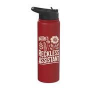 Nature's Reckless Assistant Chaos Gardener Stainless Steel Insulated Water Bottle