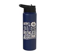 Nature's Reckless Assistant Chaos Gardener Stainless Steel Insulated Water Bottle