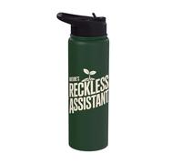 Nature's Reckless Assistant Wildflower Botany Stainless Steel Insulated Water Bottle