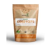 Natures Root Cordyceps Militaris Mushroom Powder 200g | Pure Fruiting Body | Premium Grade Fine Powder | Natural Energy & Vitality Support | Smooth Nutty Flavour