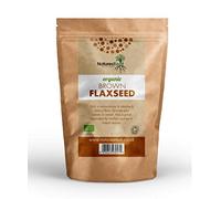Natures Root Organic Brown Flaxseed/Linseed 500 g - Certified Organic by The Soil Association