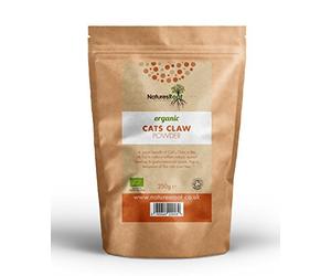Natures Root Organic Cats Claw Bark Powder 250g - Herbal Supplement | Whole Herb | Vegan | Non GMO | Immune System Stimulant