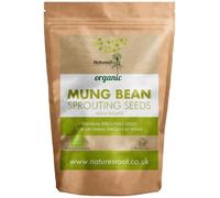 Natures Root Organic Mung Bean Sprouting Seeds 500g - Seeds for Growing Sprouts at Home - Soil Association Certified