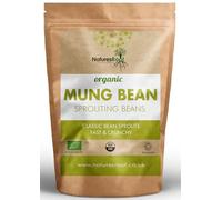 Natures Root Organic Mung Bean Sprouting Seeds 500g - Superfood | Non GMO | Microgreen Sprouts | Garden Planting | Vegetable Gardening
