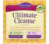 Nature's Secret, Ultimate Cleanse, 2 Part Total-Body Program, 2 Bottles, 120 Tablets Each