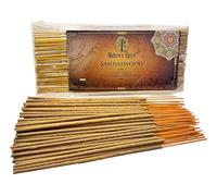 Nature's Spirit Natural Masala Incense Sticks-Hand Rolled-True Indian Village Joss Stick-100g Per Pack-Premium-Relaxation -Meditation-Mood Setting-Ceremony (Sandalwood)