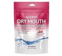 Nature's Stance XyliDENT Xylitol Tablets for Dry Mouth Relief - Stimulates Saliva, Freshens Breath, Reduces Acid Production, Fast Acting Relief, 40 Count (Pomegranate Raspberry)