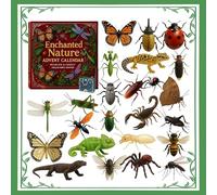 Nature's Trick Advent Calendar 2025, with 24 Creepy-Crawly Surprises, 24 Days Countdown Calendar, for Christmas Tree Decorations, Gifts for Pranksters or Bugs Lovers, Holiday Gifts (a)