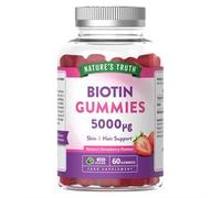 Nature's Truth Biotin 5000ug Natural Strawberry Flavour 60 Tablets