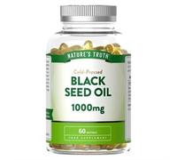 Black Seed Oil 1000mg | 60 Softgels | Cold Pressed Supplement with Omega 6 & 9 | by Nature's Truth