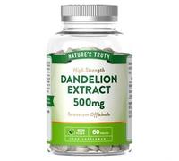 Nature's Truth Dandelion Tablets - 500mg High High Strength Dandelion Root Extract - 60 Tablets - Vegan