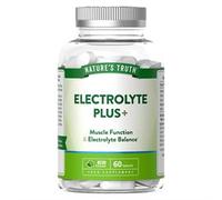 Nature's Truth Electrolyte Tablets | Complex with Potassium, Chloride, Calcium, Magnesium and Sodium | Powder Alternative | 60 Tablets | Vegan